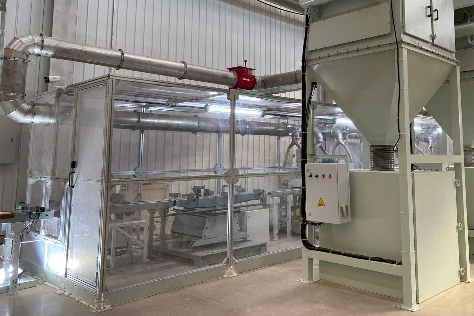 Carbon Pultrusion Machine Project in a Factory